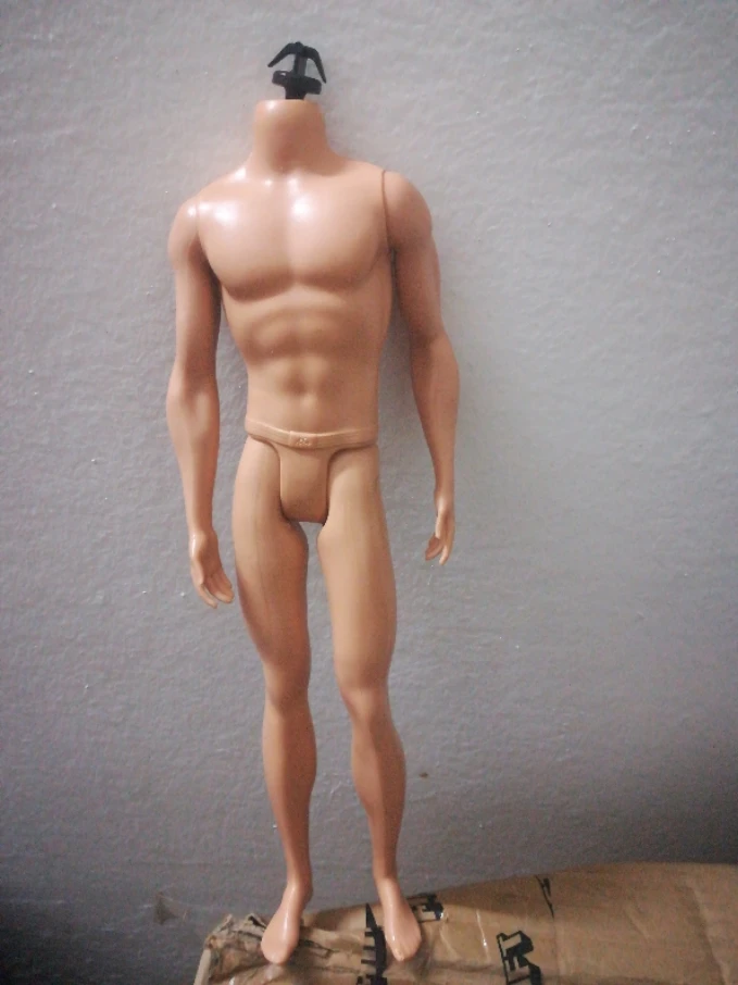 beige man body Оригинальная DIY кукла игрушка тело для принцессы девочки мульти-шарнир подвижное обнаженное туловище для куклы 1/6 игрушка кукла тело девочка подарок с кукольными головками - Цвет: beige man body