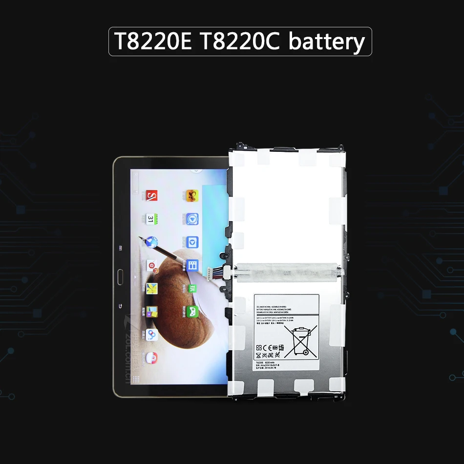 T8220E T8220C Батарея для samsung GALAXY Note 10 1 вкладка Pro P600 P601 P605 P607 SM-T520 SM-T525 Tablet батареи 8200 мАч