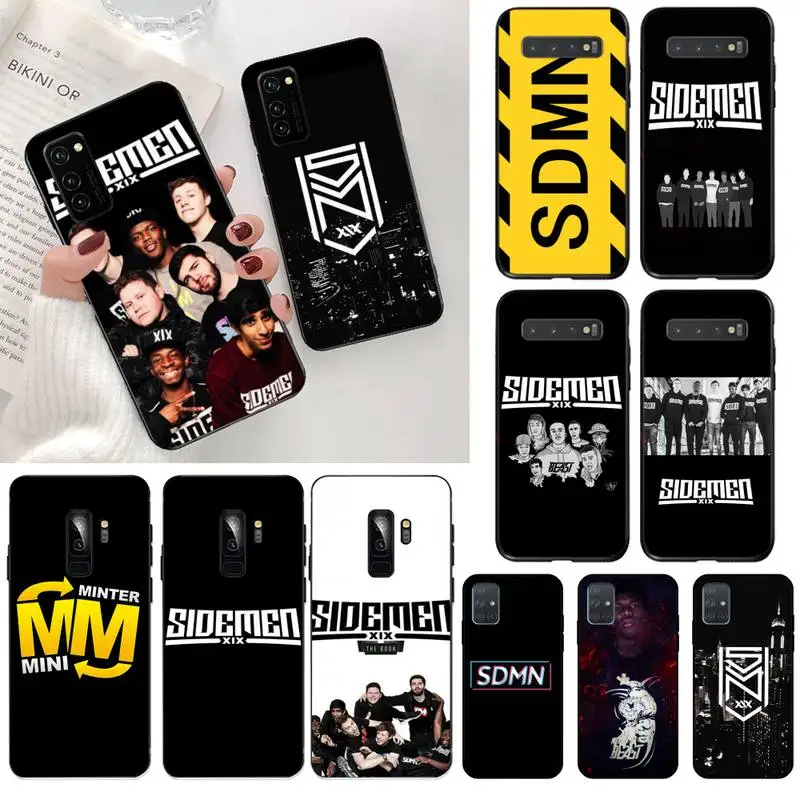 

HPCHCJHM Sidemen logo Bling Cute Phone Case for Samsung S20 plus Ultra S6 S7 edge S8 S9 plus S10 5G lite 2020