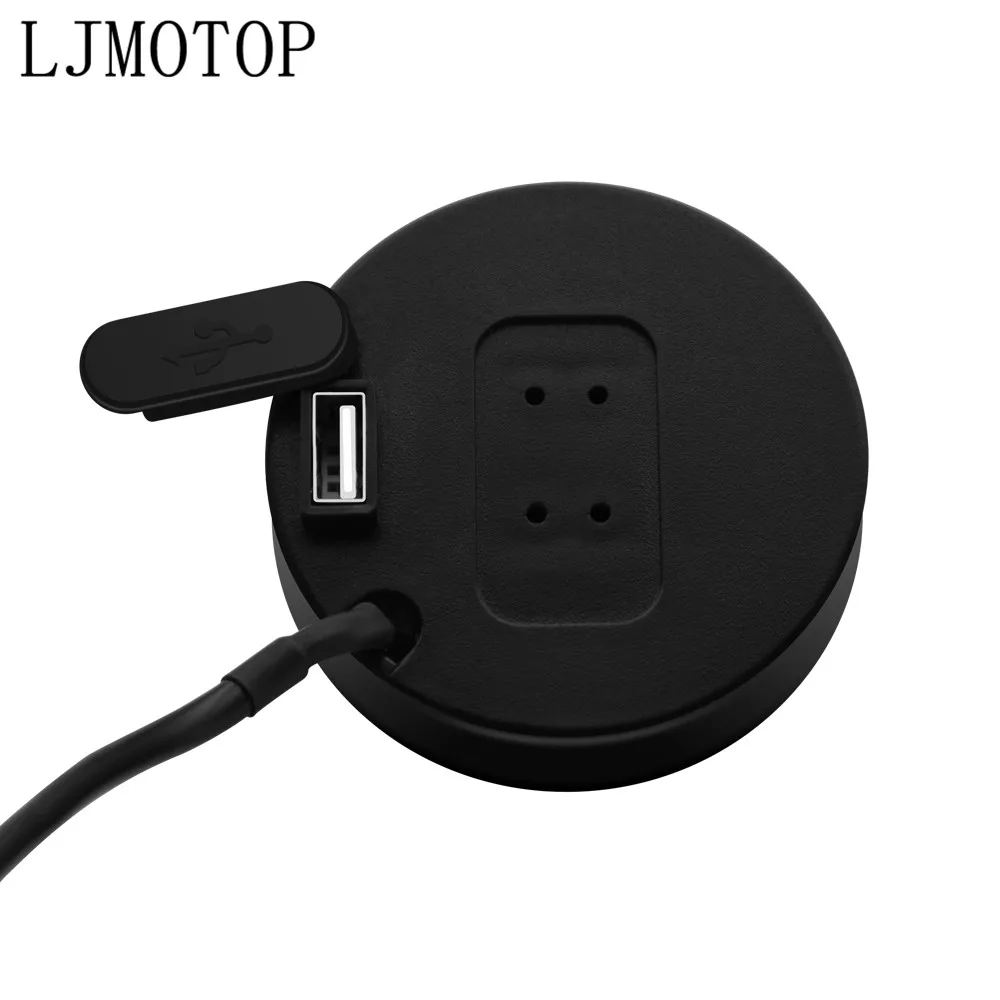 4 в 1 мотоциклетный одометр время/Температура воды/Напряжение/USB LED Настольная
