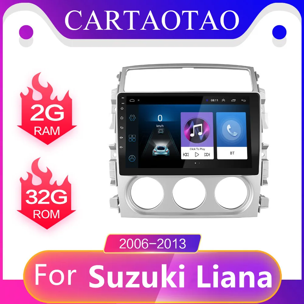 Автомагнитола для Suzuki LIANA мультимедийная система на Android 2006 2013 8 1 GO 9 &quot сенсорный