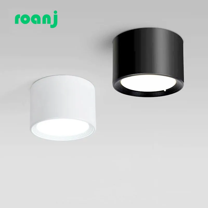 LED Downlight Ceiling-Fixtures-Lighting Ceiling-Lamps Surface-Mounted 9w Cob WHITE 7W
