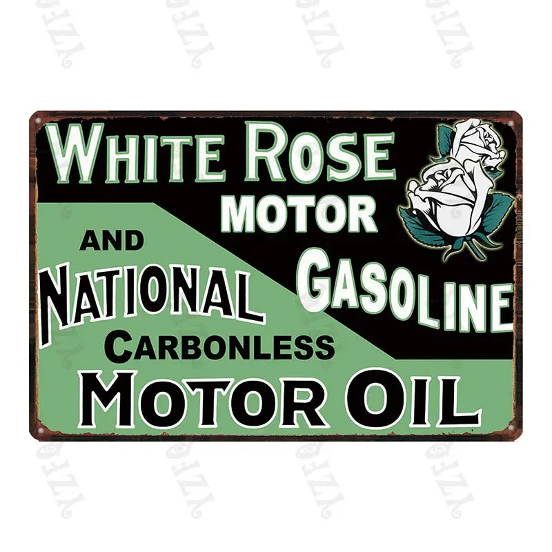 DU-4133 Vintage Motor Oil Metal Sign Lion Tin Plate Wall Bar Home Art Garage Gas Station Car Decor Cuadros 30X20CM DU-4106A - Color: DU-4133
