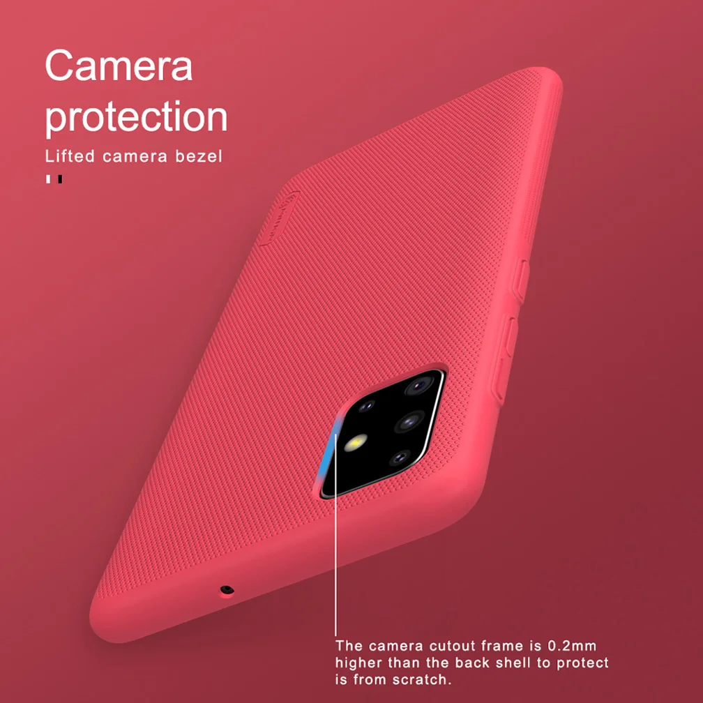 Для samsung Galaxy A51 чехол Nillkin Супер Матовый экран ультра-тонкий PC задняя крышка чехол для телефона для samsung A51 чехол