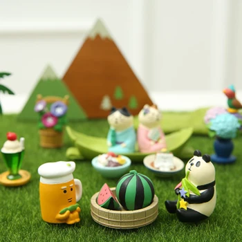 

ZOCDOU 1 Piece Summer Fresh Little Animals Model Small Statue Little Figurine Crafts Figure Ornament PVC DIY Miniatures