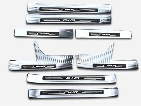 

for Toyota C-HR welcome pedal interior decorative threshold bar decorative bright