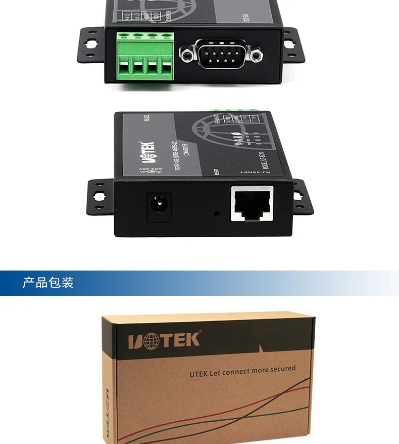 Сетевой преобразователь UT-6720 485 turn Ethernet TCP/IP в последовательный RS232/422/485