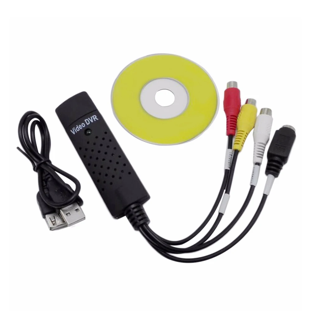 3 в 1 VHS для DVD адаптер USB EasyCAP 2,0 карта захвата видео ТВ DVD VHS аудио карта захвата конвертер ПК для PS3 Xbox для Win