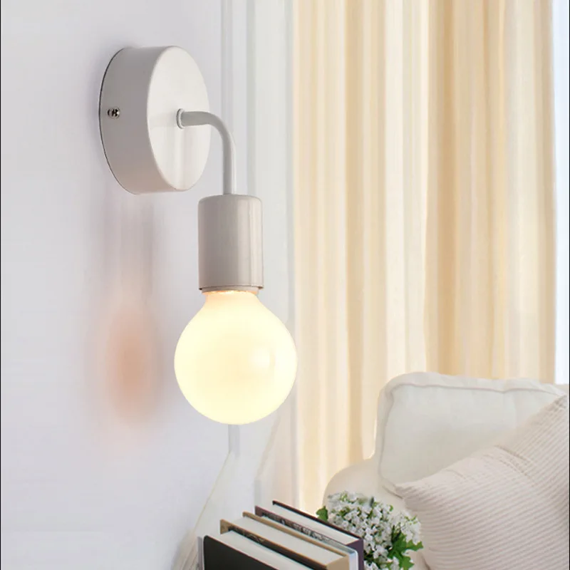 

Wall Lamp Shell Creative Nordic Macarons Wall Lamp Room Bedroom Bedside Lamp Simple Wall Lamp