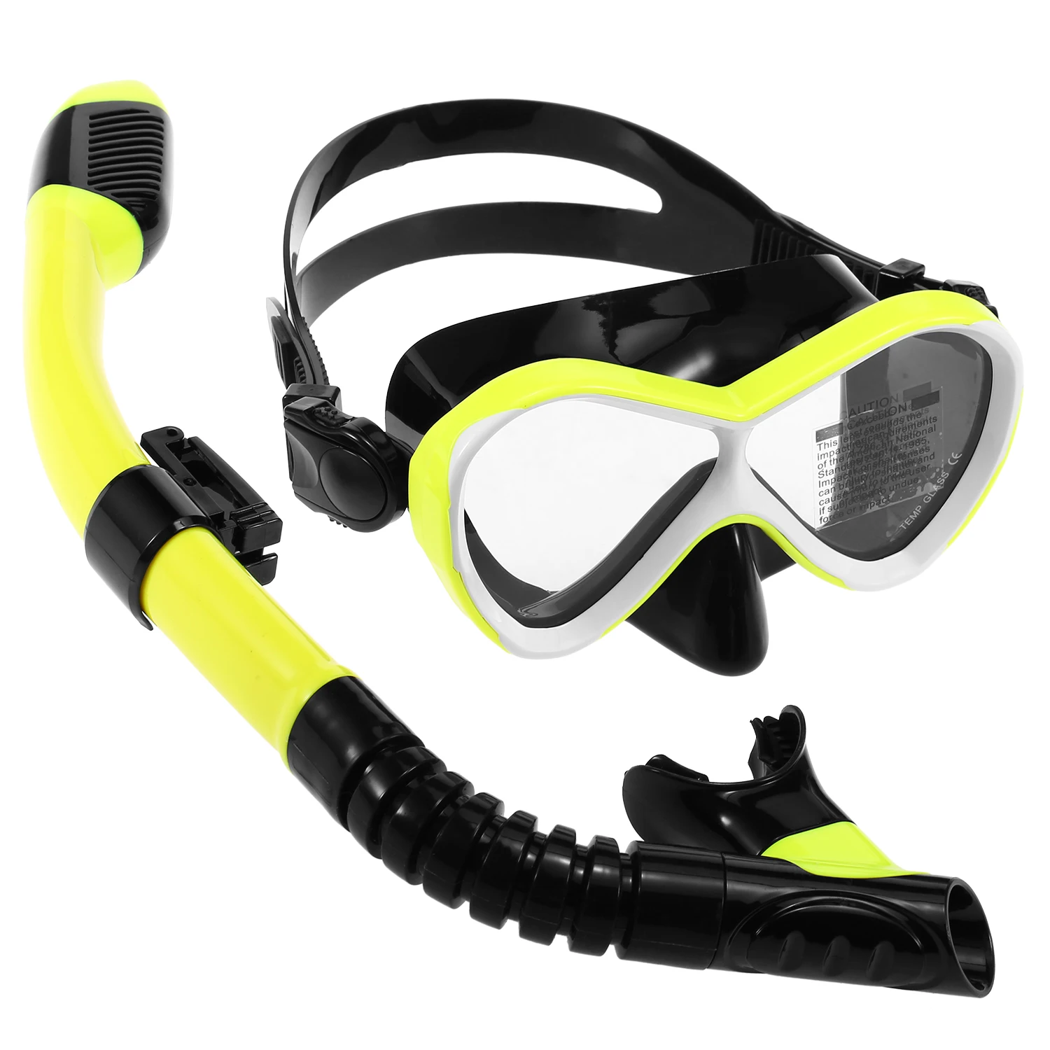Kids Diving Mask Snorkel Set Anti Fog Goggles Swimming Dry Tube Snorkeling Mask 