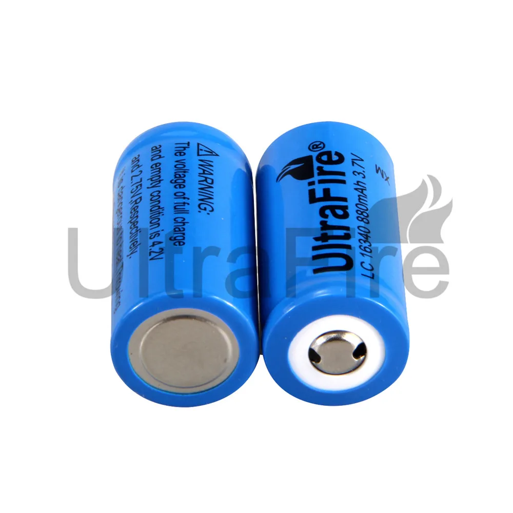 Email schrijven Tegenstander Op tijd Ultrafire 16340 Batterij 3.7V 880Mah Li Ion CR123A Oplaadbare Batterijen  Voor Laser Pen Led Zaklamp Mobiele|Draagbare verlichting Accessoire| -  AliExpress