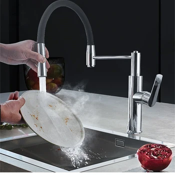 

Kitchen Faucet Fashion Black Sink Faucet Pull Down Swivel Spout Kitchen Sink Tap Deck Mounted Bathroom Water Basin Mixers