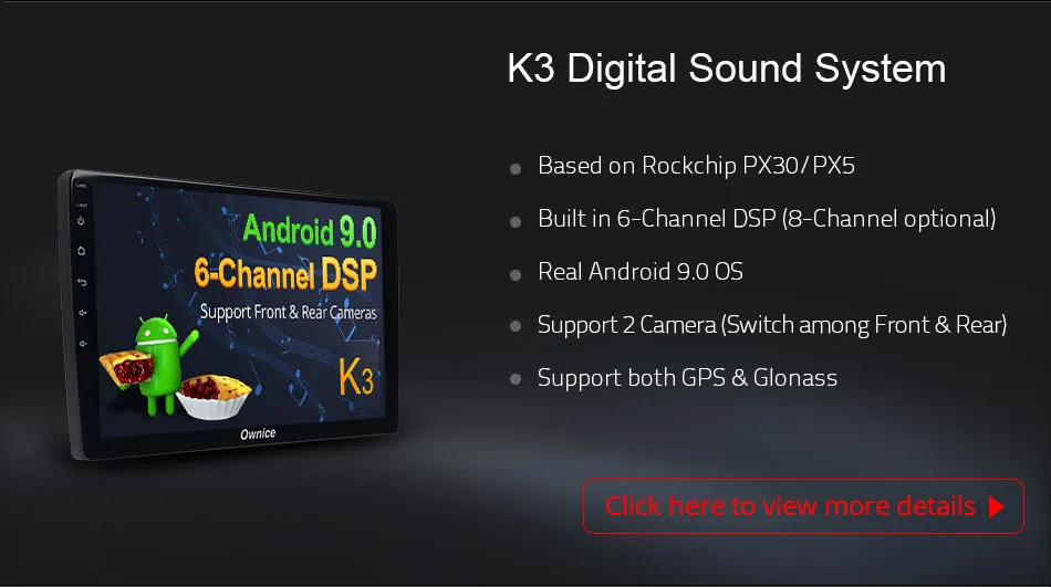Ownice k3 k5 k6 android 9.0 2