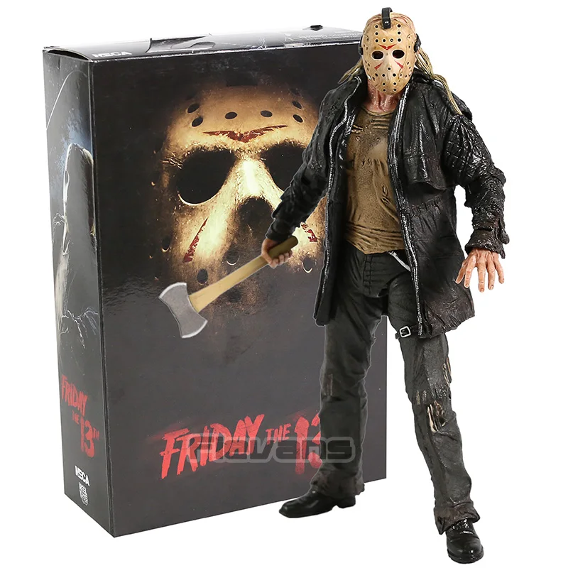 NECA Friday 13th Ultimate Jason Voorhees 2009 ремейк ПВХ фигурка Коллекционная модель