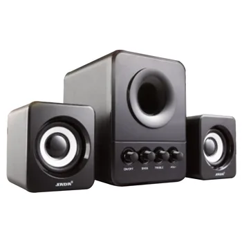 

Plastic Computer Speaker USB 2.1 Adjustable Wired Portable Sound 3.5mm Jack Mini With Subwoofer Laptop Bass 3D Surround Desktop
