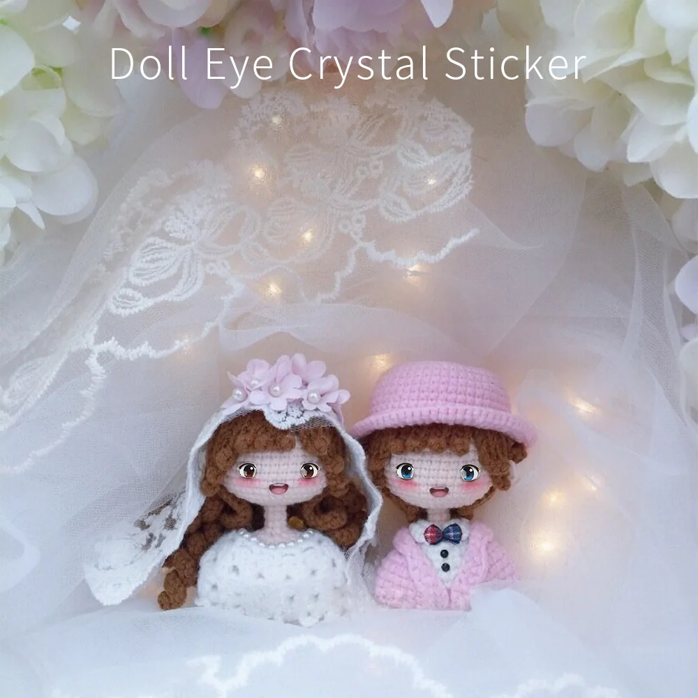 Cartoon Crystal Eyes Stickers For Doll Eyes Accessories Anime Figurine Doll Face Organ Paster Eye Chips Paper 10 Pair doll accessories,doll clothes,doll clothes accessories,plush doll accessories,doll eyes,doll eyewear accessories,doll wigs,glass doll eyes,toy wigs,doll wig headgear