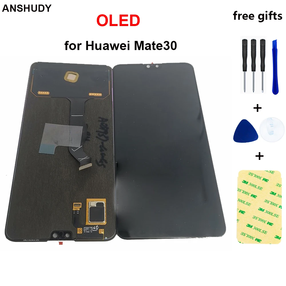 

OLED for Huawei Mate30 Mate 30 LCD Touch Screen Digitizer TAS-L09 TAS-L29 Replacement For Huawei Mate 30 LCD Display + Tools