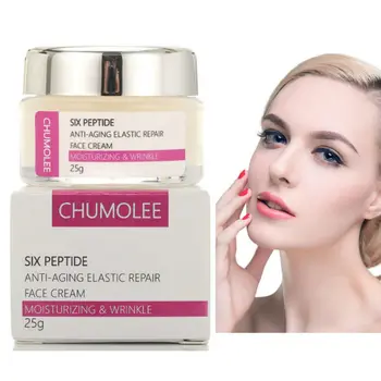 

CHUMOLEE Six peptide Anti Wrinkle Face Cream Anti Aging Dry Skin Hydrating Firming Lifting Peptide Day Night Cream Skin care