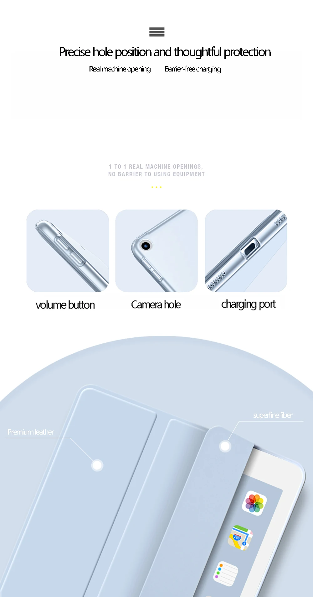 Funda Чехол для iPad 9,7 дюймов A1893 A1954 A1822 A1823 ультра тонкий чехол для смарт-телефона Авто Режим сна/Пробуждение легкий Чехол