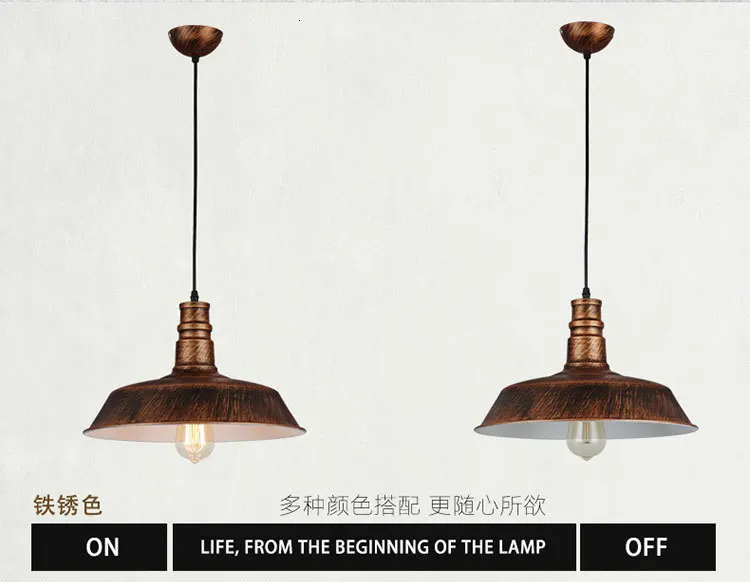 Винтаж подвесные светильники Лофт лампа Avize Nordic Hanglamp Ресторан Кухня светильник подвесной светильник домашнего промышленного освещения