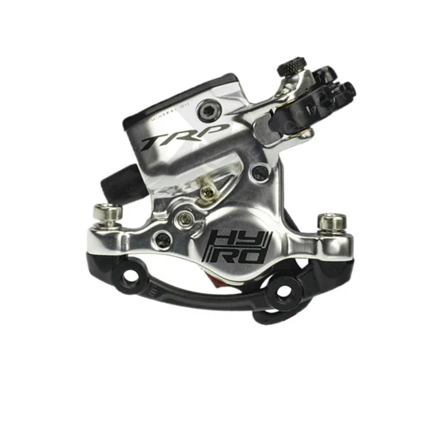 Rear no rotor TRP HY/RD крепление кабеля приводной гидравлический дисковый тормозной суппорт 160 мм w/or w/o ротор передний/задний/комплект HYRD ROAD серебристый - Цвет: Rear no rotor