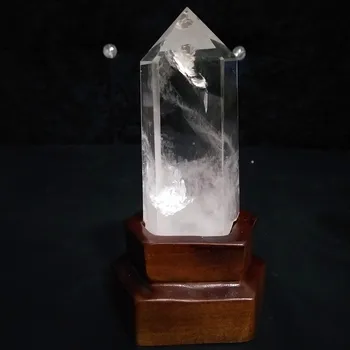 100% natural clear quartz crystal point feng shui stone healing crystal wand chakra energy
