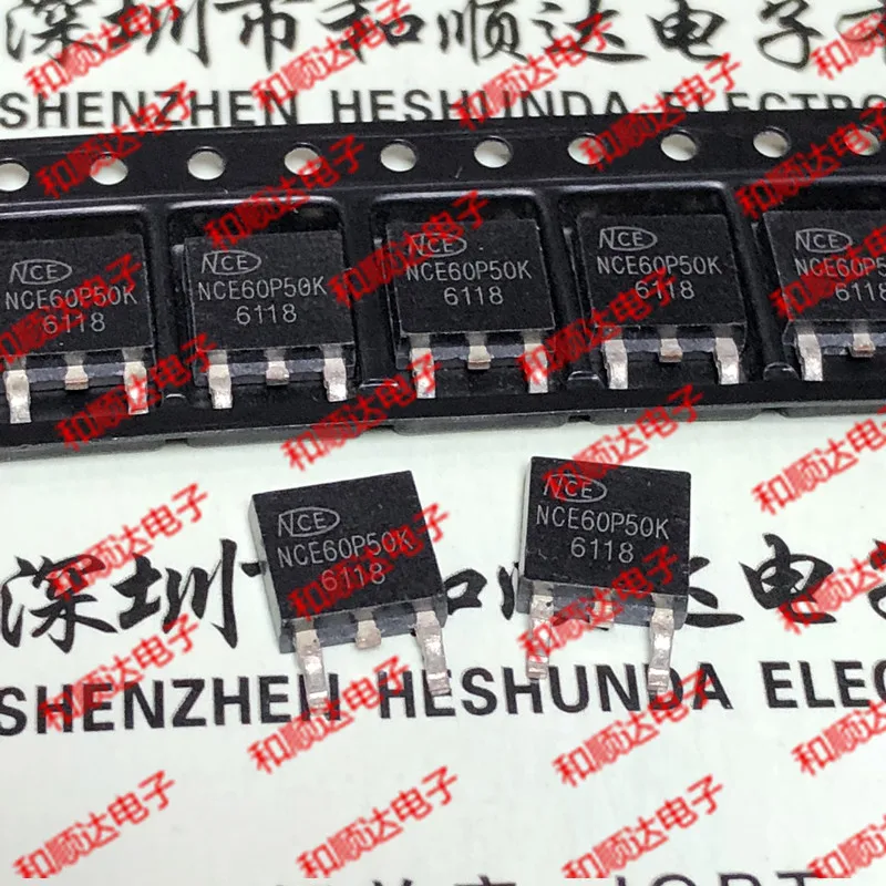 /5 шт/NCE60P50K TO-252-60 V-50A