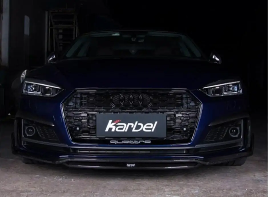 Карбоновое волокно Передние Губы разветвители спойлер бампер дефлектор Подходит для Audi A5 S5