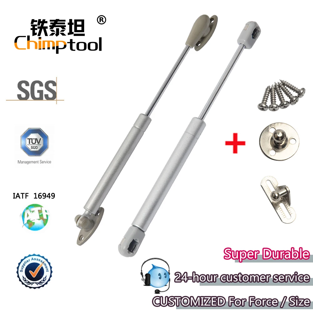1/2 Piece Cabinet Gas Strut Spring Hydraulic Shock Absorber Cupboard Furniture