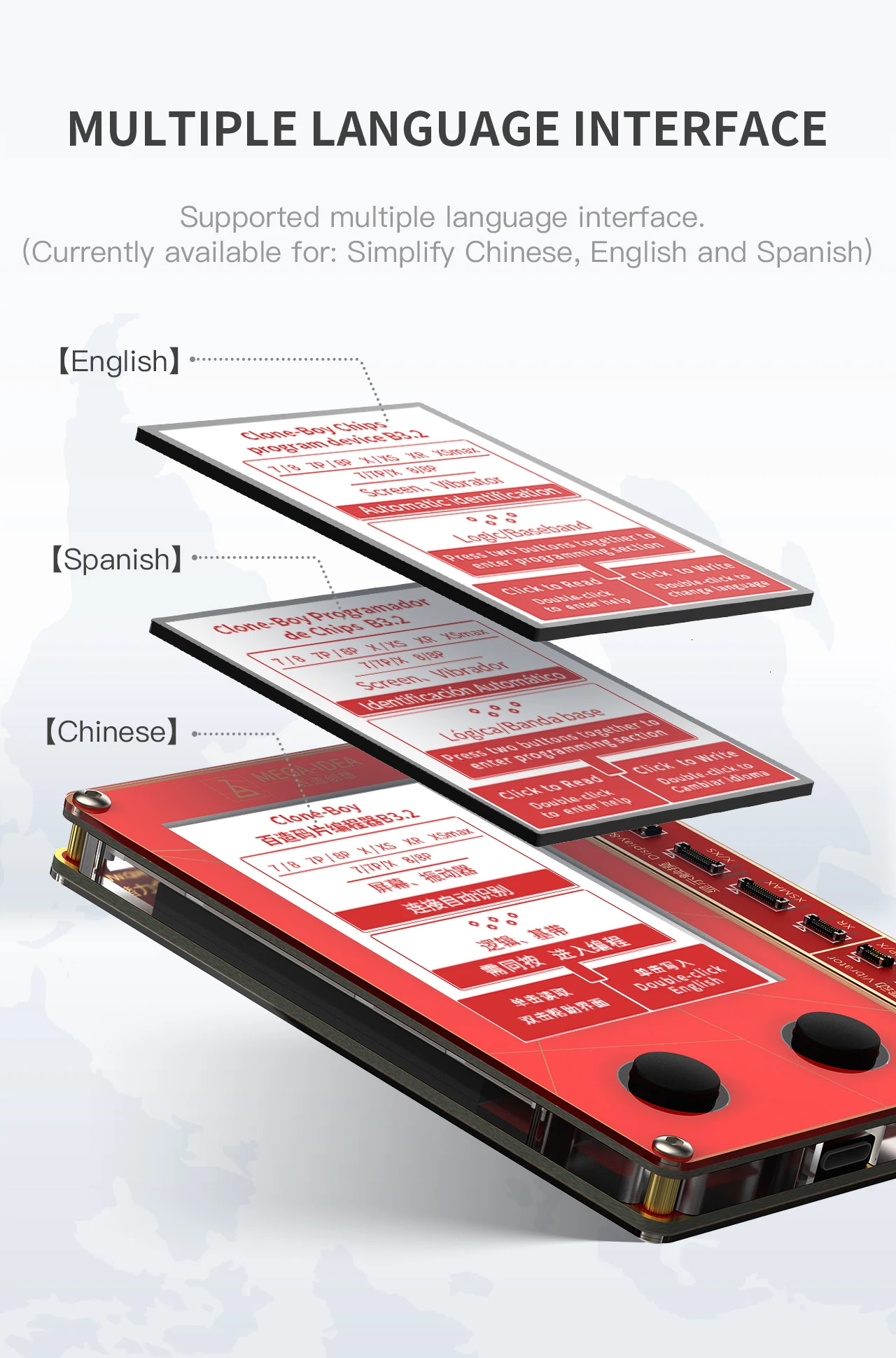 Qianli мега-идея ЖК-экран истинный тон Ремонт программист для iPhone XR XSMAX XS 8P 8 7P 7 Вибрация/сенсорный/светочувствительный ремонт
