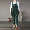 Kaftan Corduroy Overalls Womens Jumpsuits 2022 Autumn Harem Pants Casual Long Pantalon Palazzo Female Button Rompers Playsuit ► Photo 2/6