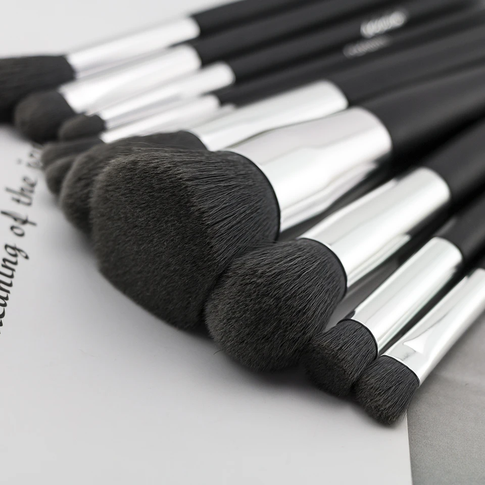 Askalin классический матово серый синтетический набор кисточек для макияжа глаз