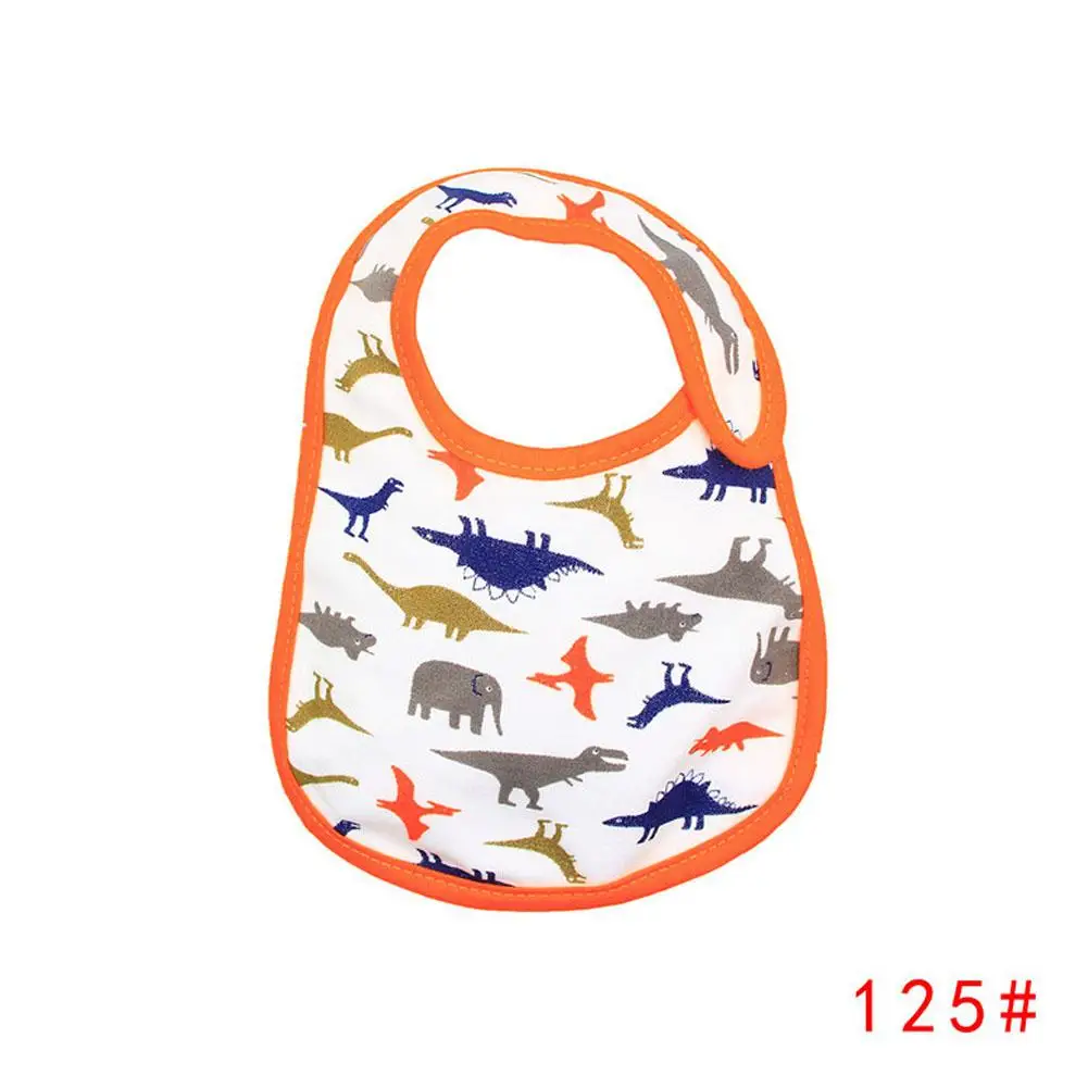 Kidlove из хлопка для новорожденных, малышей, с мультяшной вышивкой, слюнявчик, полотенце для слюней для кормления
