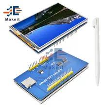 3.5 Polegada 480x320 display lcd hd cor tft módulo de tela li9486 controlador uno mega2560 placa com/sem painel toque para arduino