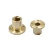 304 stainless steel screw T12 nut flange brass pitch 2mm 3mm lead 4mm 8mm 10mm 12mm ► Photo 2/4