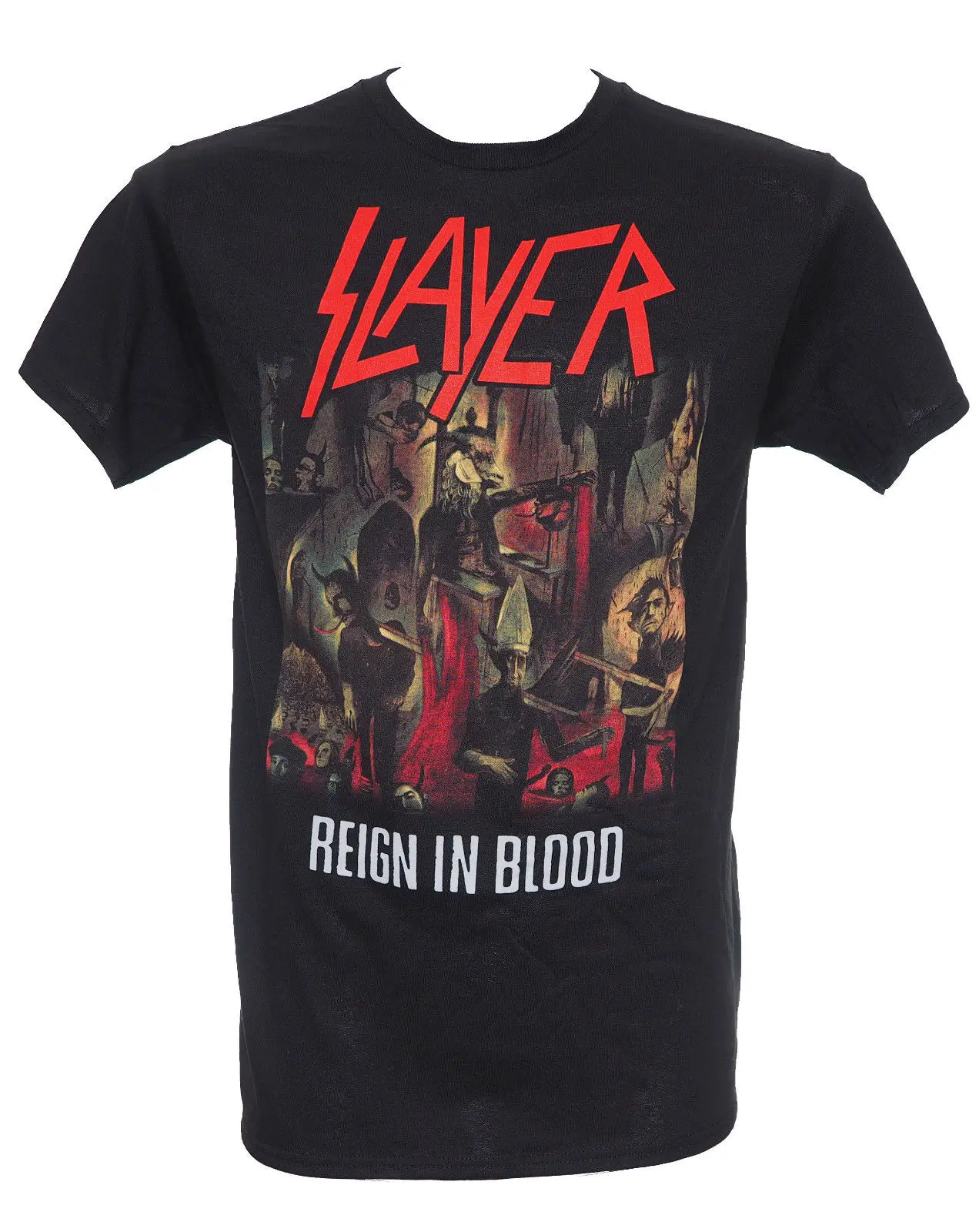 SLAYER-REIGN IN BLOOD-официальная Лицензионная Футболка-металл-Новинка s m l XLT рубашка