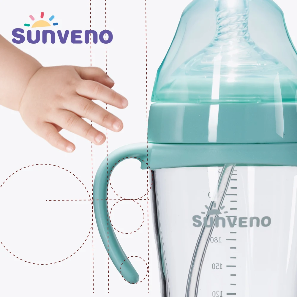 Sunveno бутылочка для кормления детей 160 мл/280 мл стеклянные бутылочки с соком