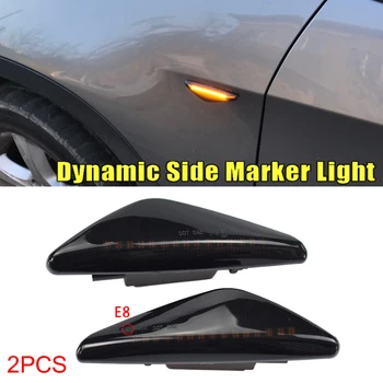 

A pair Dynamic Flowing Turn Signal Lights LED Indicator Lamp Signal Side Marker Light For BMW E70 X5 F25 X3 E71 E72 X6 2007-2013