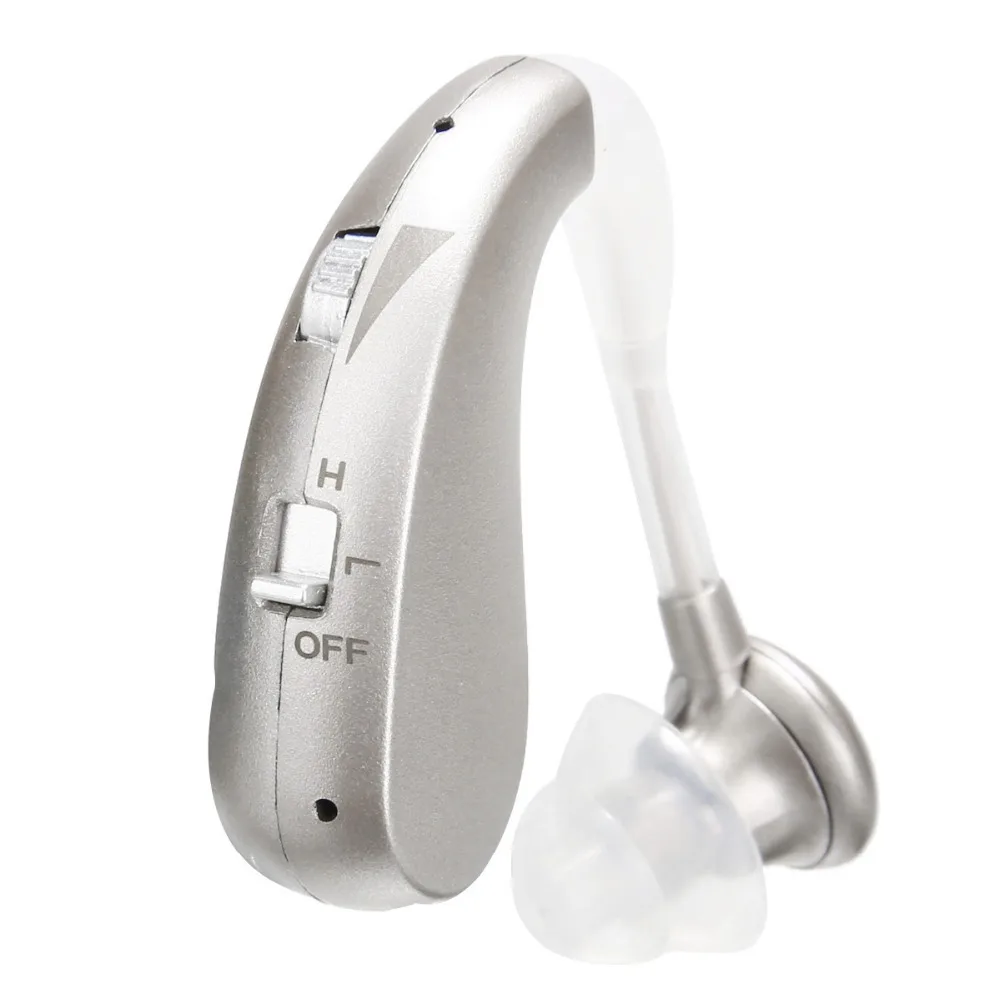 

Rechargeable Digital Hearing Aid Severe Loss BTE Ear Aids Sound Amplifiers Wireless Mini Hearing Aids Ear Care Parents Gift