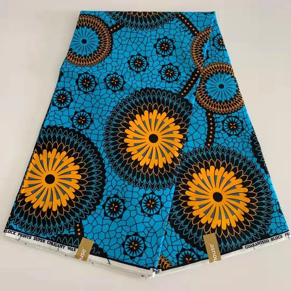 Новое поступление Анкара африканская вощеная ткань принтом 6 ярдов африканская ткань восковые принты Анкара ткань