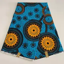 Новое поступление Анкара африканская вощеная ткань принтом 6 ярдов африканская ткань восковые принты Анкара ткань