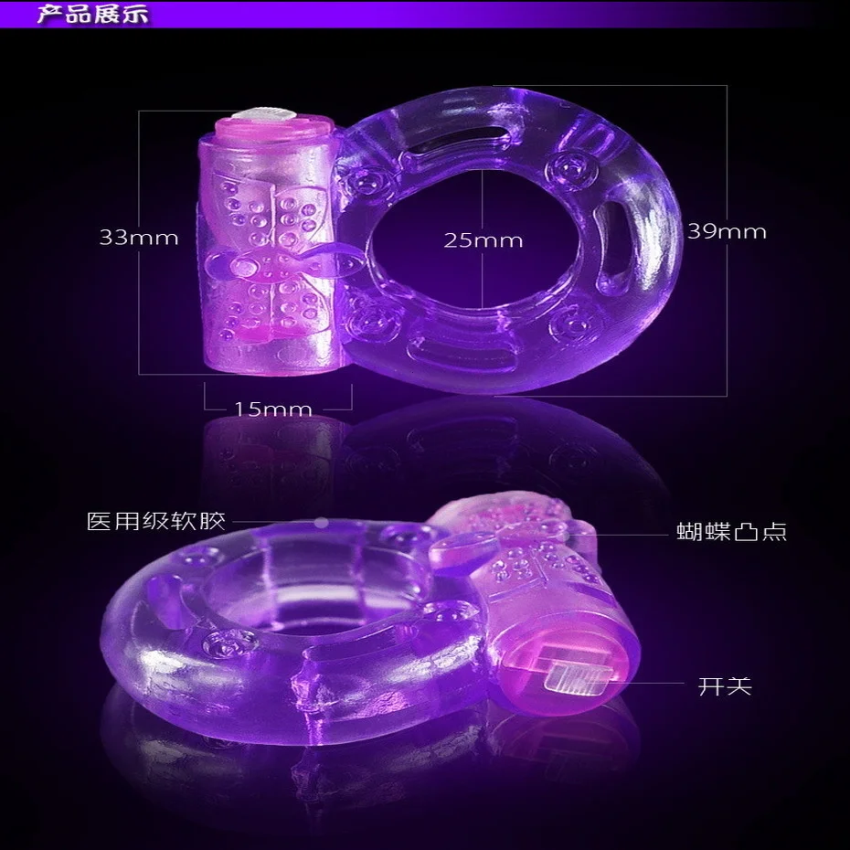 Delay Penis Rings Vibrating Cock Ring, Stretchy Intense Clit Stimulation Couples Sexy Toy Premature Ejaculation Lock Sex Product Ha96146f3fb21472683f7229b1f9cbd3ay