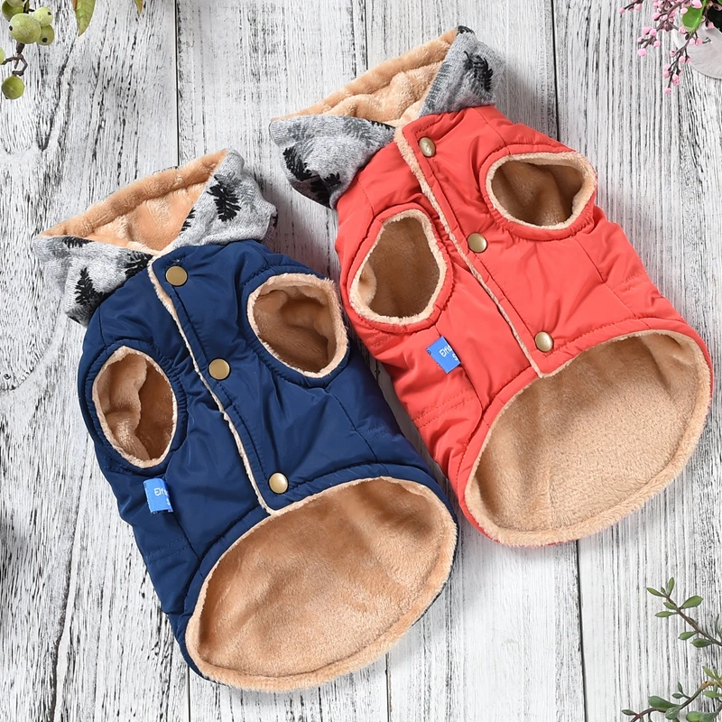 Дизайнерские зимние шляпы одежда маленькая собака Оранжевый Синий XS XXL Pet Теплый наряд для кошки Щенок питбуль-терьера такса куртка одежда поставки