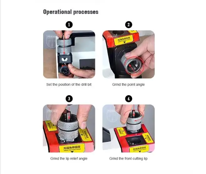 One Pcs 220V Drill Bit Sharpener MR-13D Grinder Machine(Z13)