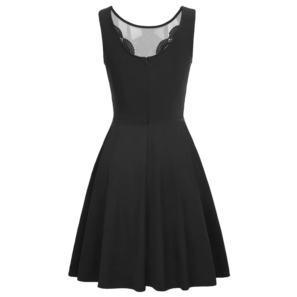 Vintage Retro Style Dress Mesh See-through Swing 1950s 60s HOUSEWIFE Pinup | Женская одежда