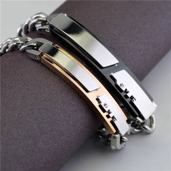 

2020 Fashion Double Layer Charm Bracelets Women Romantic Stainless Steel Chain Bracelet For Couples Gift Party Jewelry Wholesale