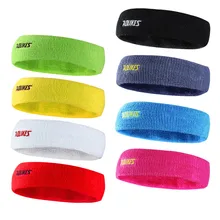 Горячая AOLIKES Высококачественная хлопковая повязка от пота для мужчин Sweatband wo мужские головные повязки для йоги головы Налобные повязки Спортивная безопасность