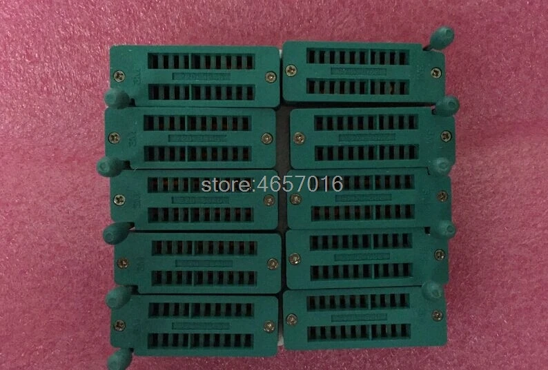 10Pcs/Lot 3M Gold DIP 20 Pin 20Pin Universal ZIF IC Socket | Обустройство дома