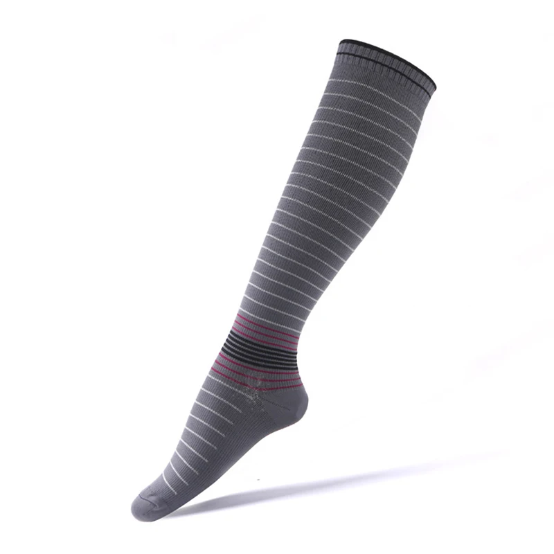 Anti Fatigue Pain Relief Knee Socks Unisex Sports Socks Men Women Compression Stockings Pressure Varicose Vein Stocking Hot