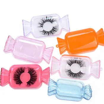 

10pcs Wholesale False Eyelashes Packaging Box Custom Logo Mink Lashes Boxes Empty Eyelash Case Packing box for eyelash make up
